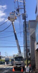 電線の引込工事