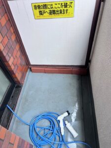 ベランダクリーニング